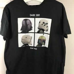 Star Wars the Dark-side Men’s black T-shirt size L